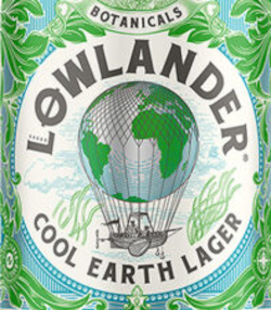 Lowlander Cool Earth Lager logo Lowlander Cool Earth Lager logo